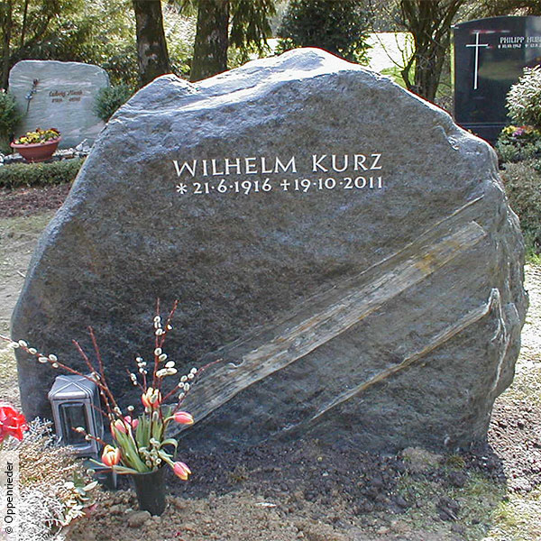 Beeindruckender Findling